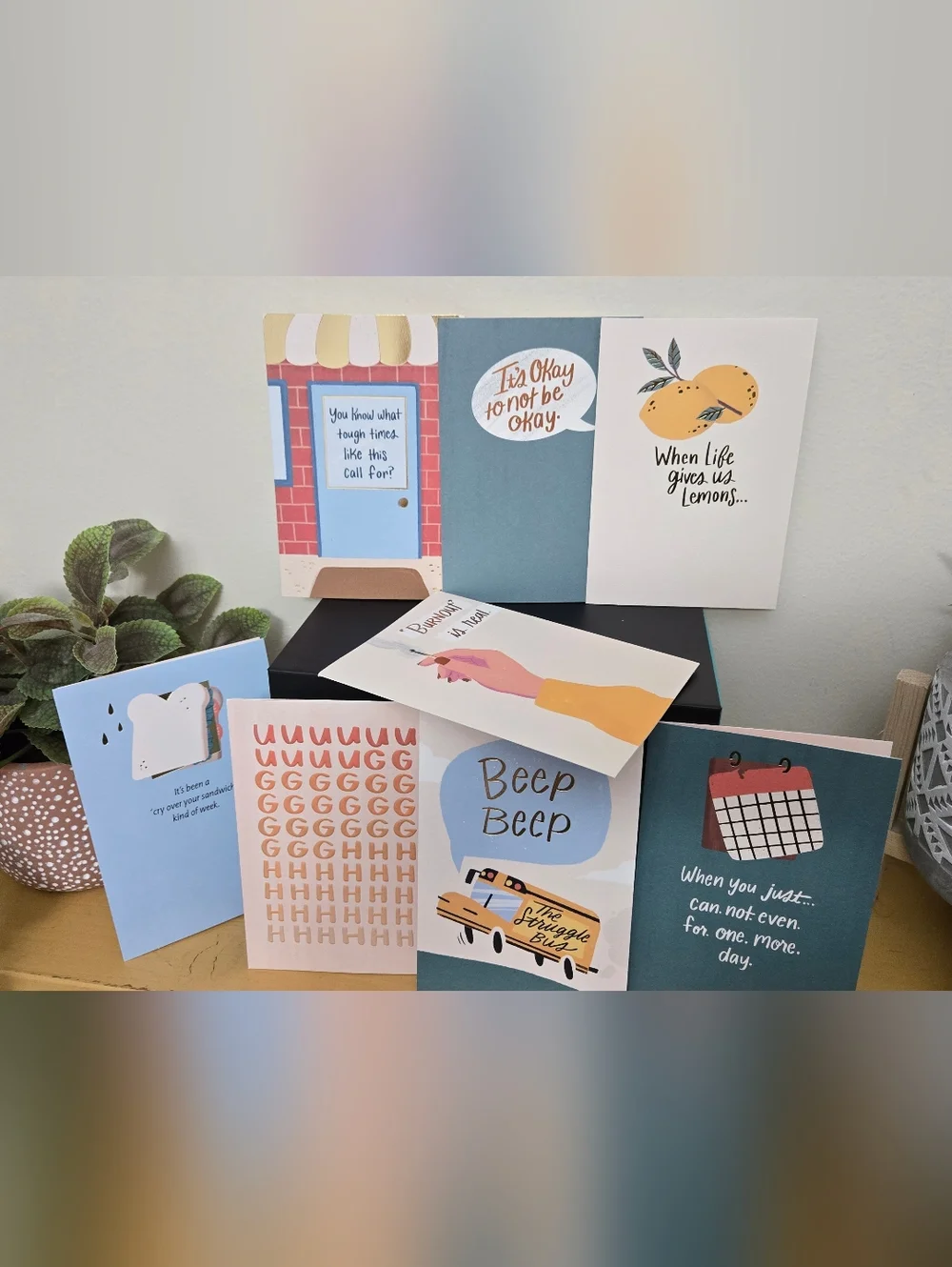 DaySpring/Hallmark Bundle With Sadie Roberston Flip Calendar And Fun Cards. New.